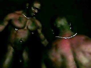 White gay guy gets fucked hard by hot black men